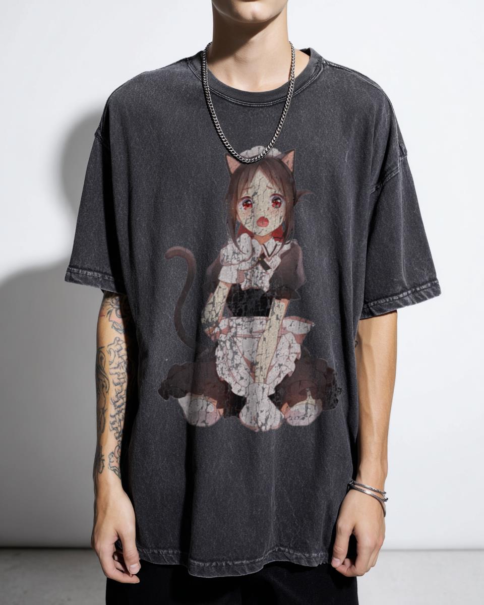 Maid Kaguya Love Is War Anime T-Shirt | Kawaii Manga Tee