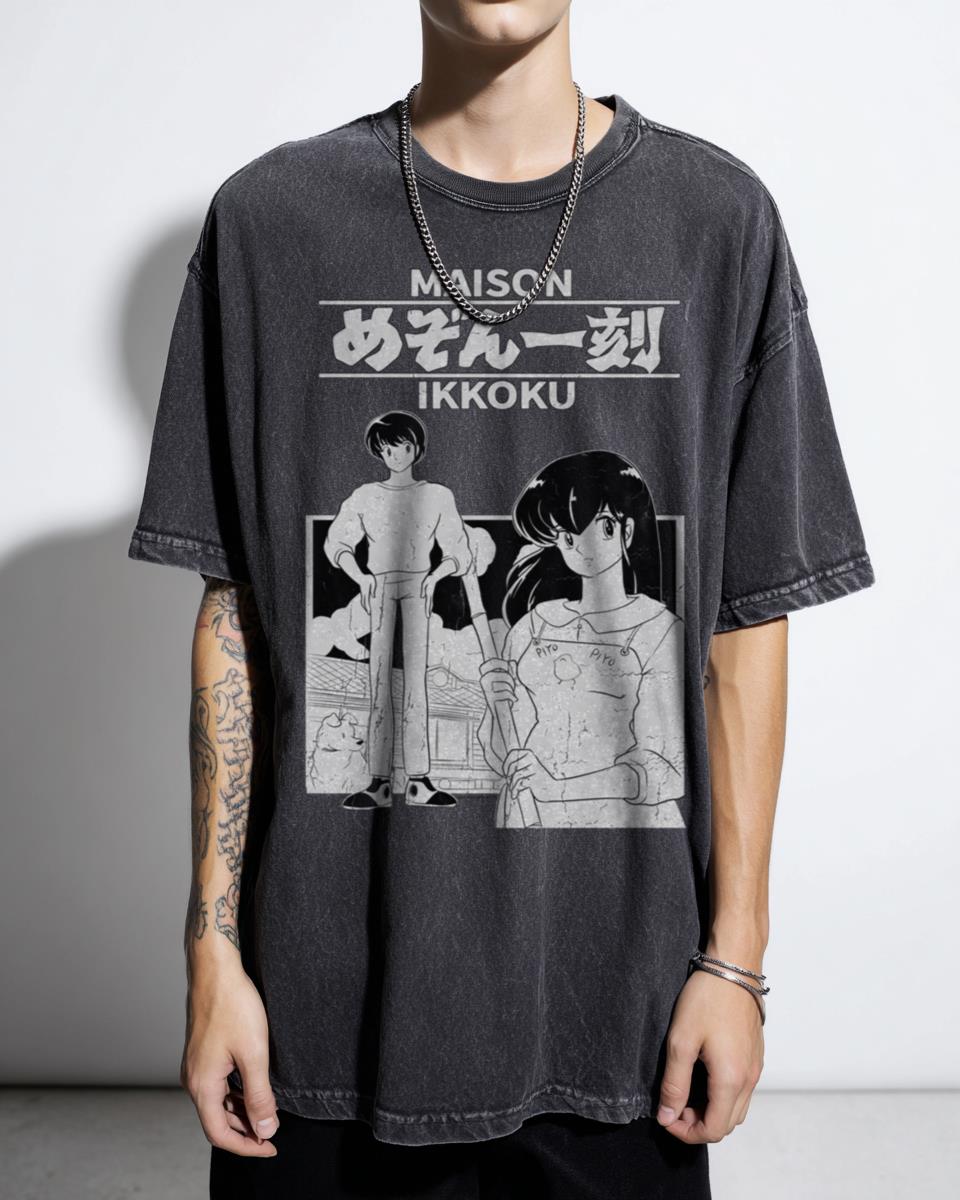 Maison Ikkoku Rumiko Takahashi 80s Anime T-Shirt - Vintage Manga Classic Unisex