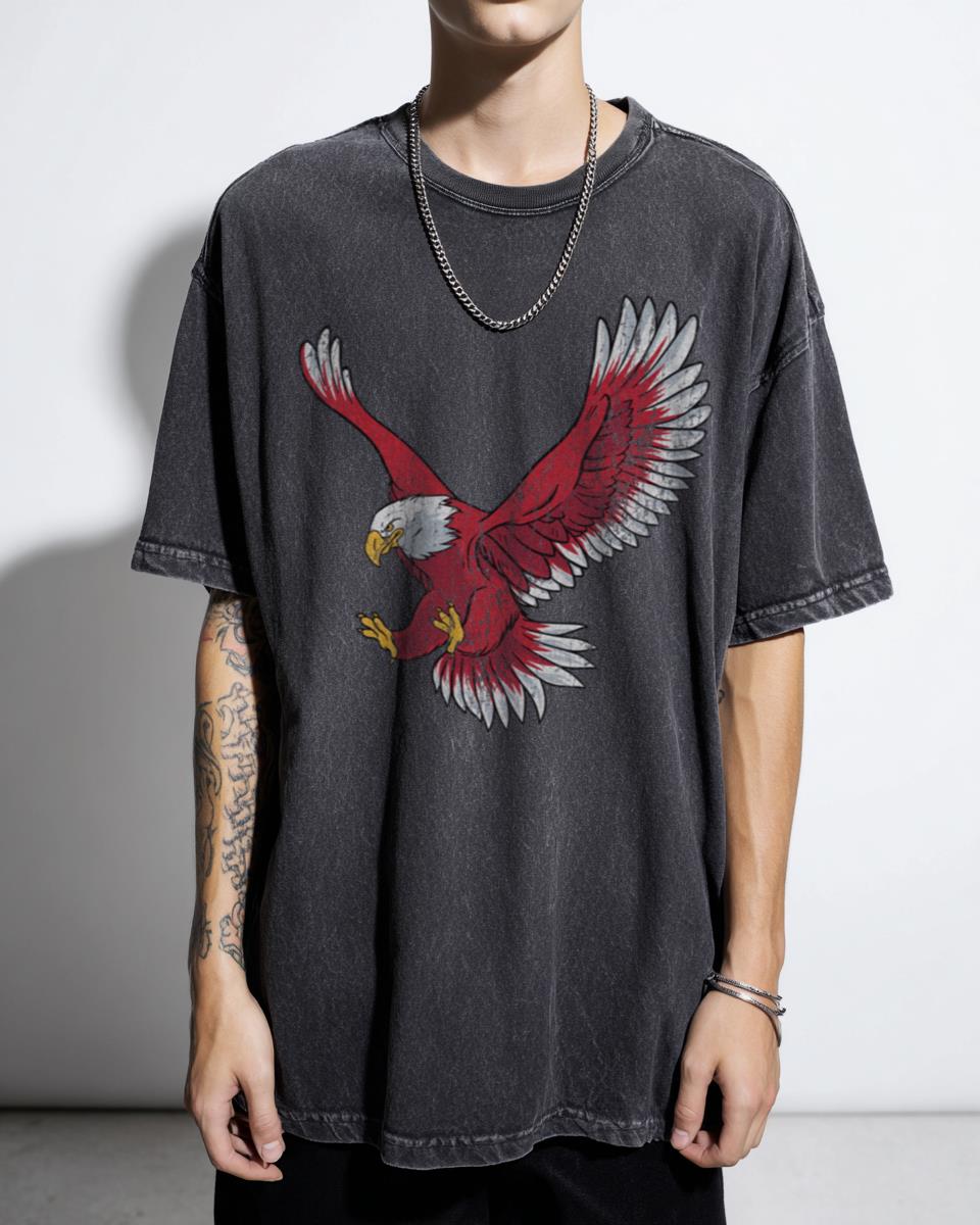 Majestic Eagle Attack T-Shirt | American Birds of Prey Graphic