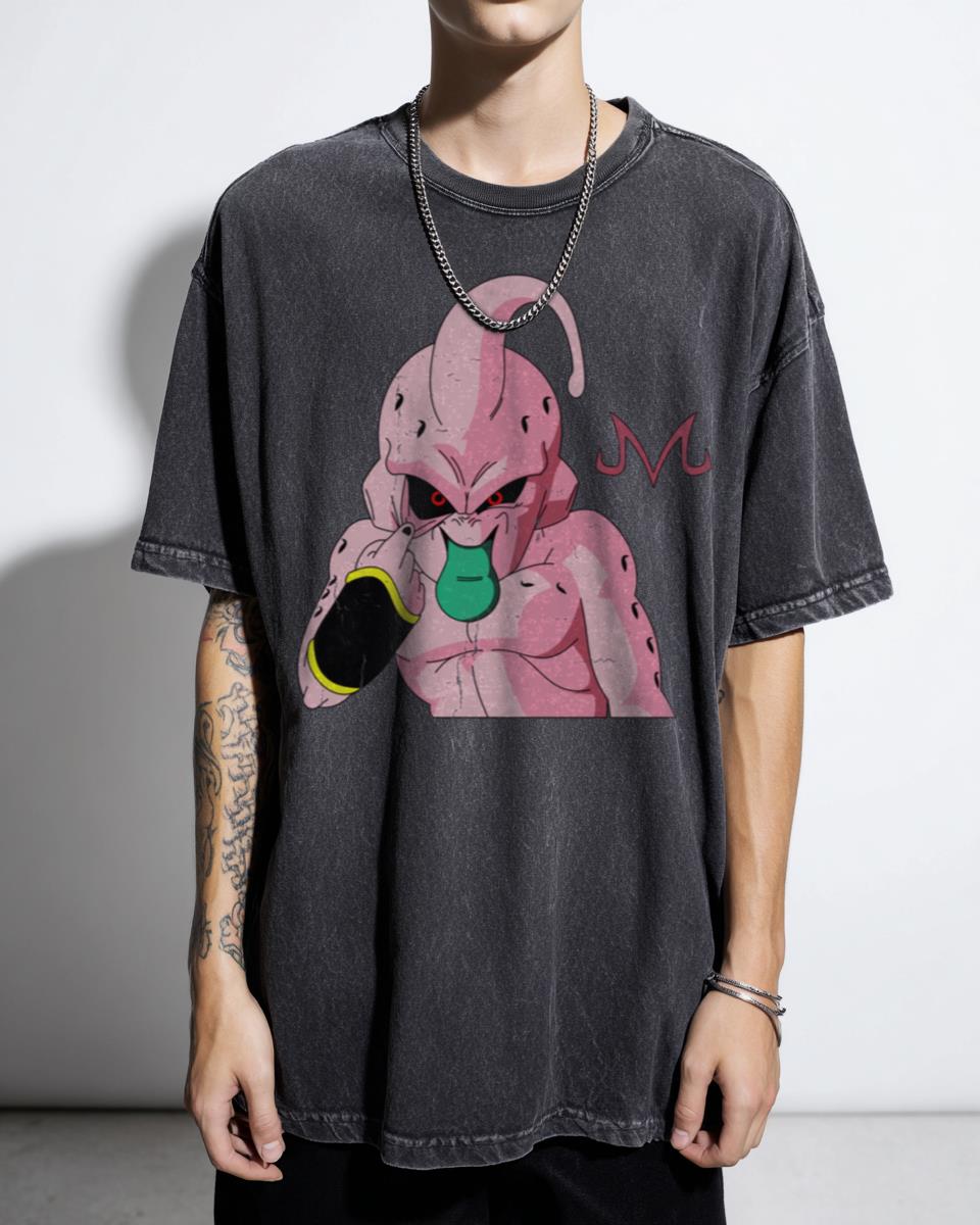 Majin Buu Dragon Ball Z Anime T-Shirt - DBZ Goku Vegeta Manga Tee