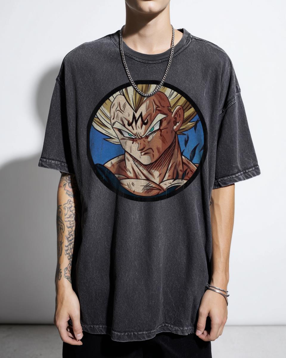 Majin Vegeta Dragon Ball Z Anime T-Shirt - Saiyajin DBZ Manga Fan Unisex