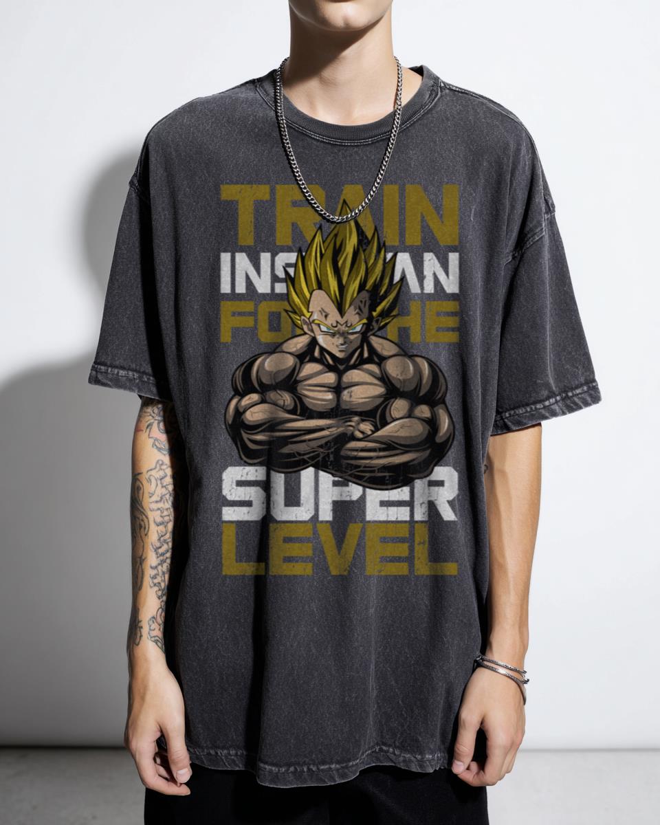 Majin Vegeta Super Saiyan Training T-Shirt - Dragon Ball Z Gym Workout Anime Tee