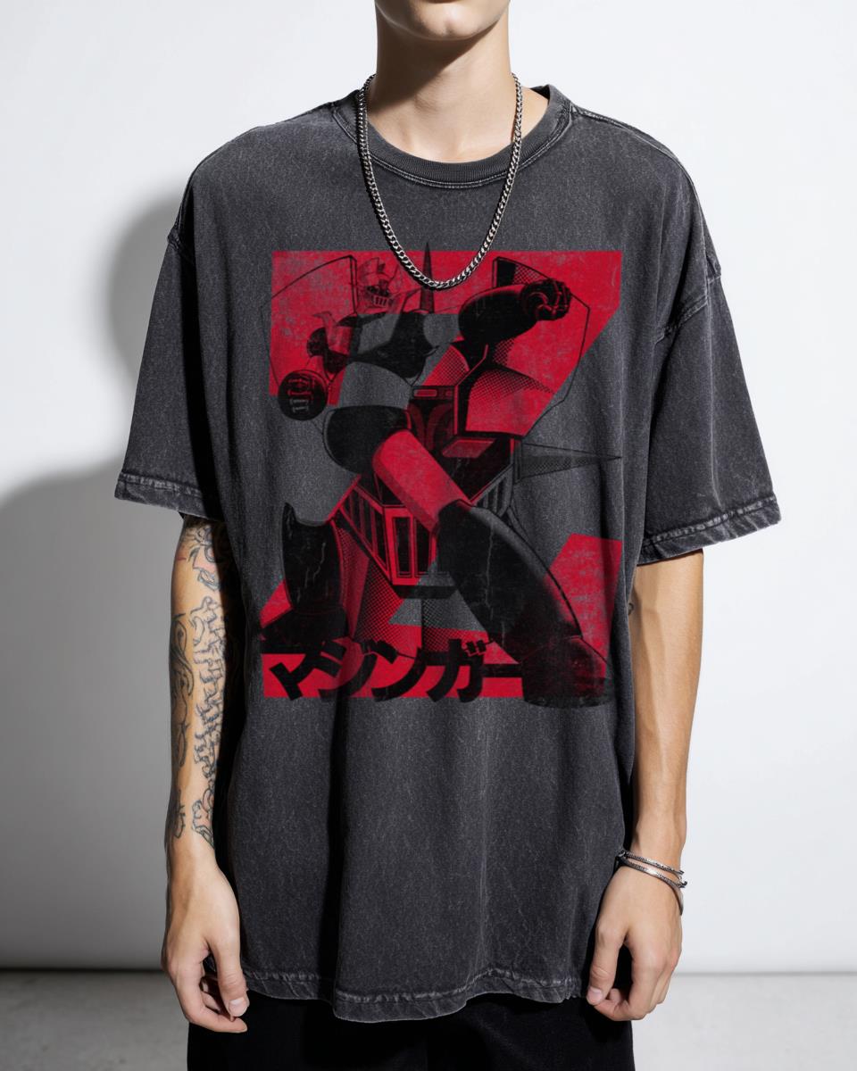 Majinga Zetto Light Mazinger Z Mecha T-Shirt - 70s Anime Robot