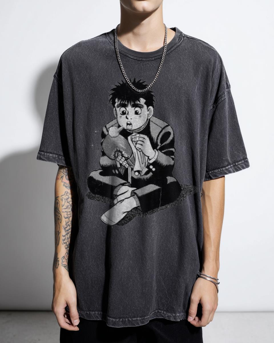 Makunouchi Ippo Hajime No Ippo Anime T-Shirt - Boxing Manga Fan Apparel Men