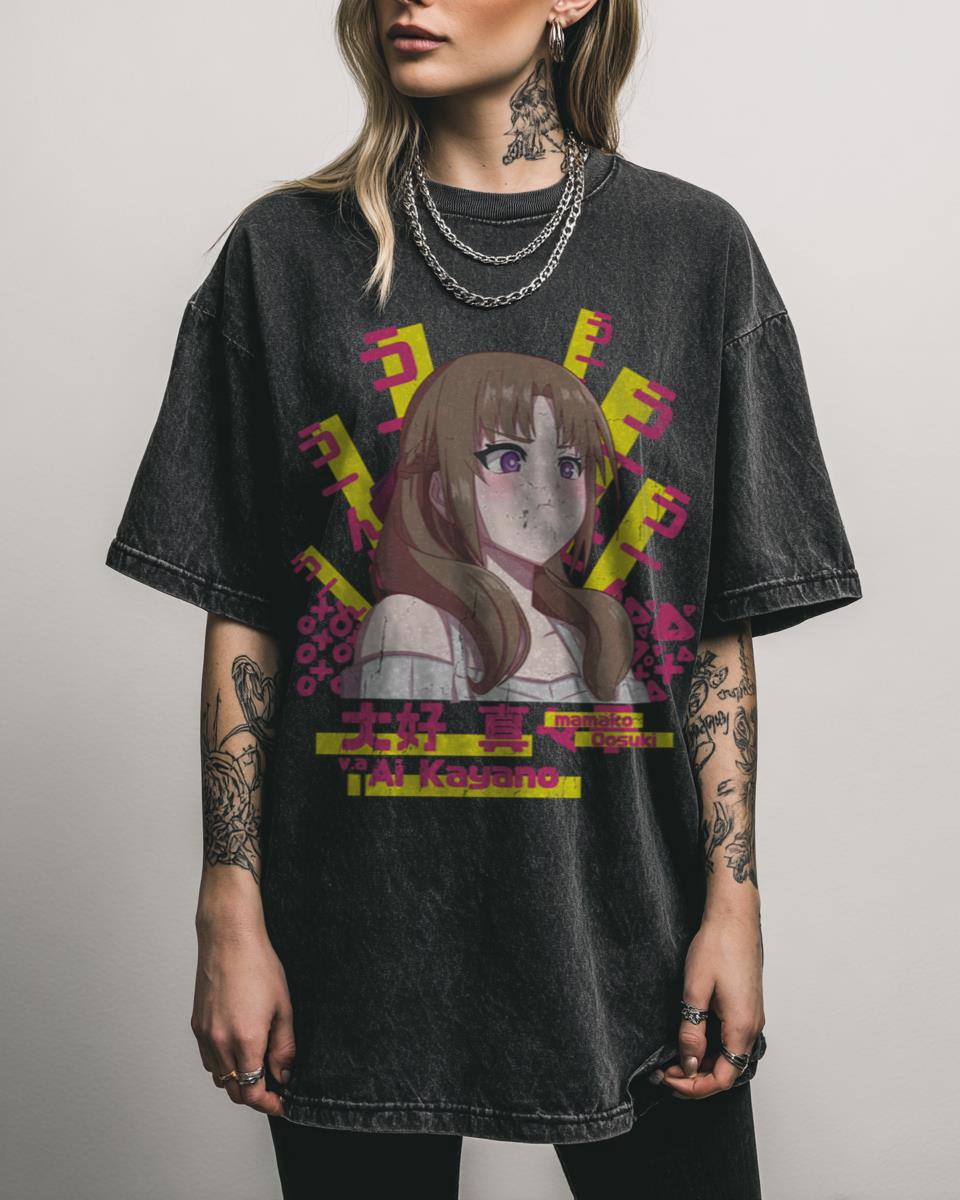 Mamako Oosuki Kawaii Anime MILF T-Shirt – Isekai Manga Art