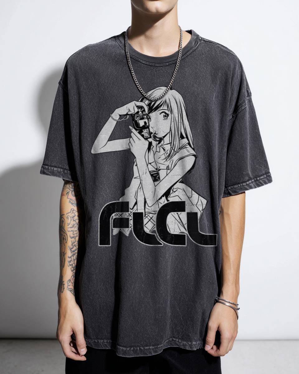 Mamimi Samejima FLCL 90s Anime T-Shirt - Fooly Cooly Manga Fan Unisex