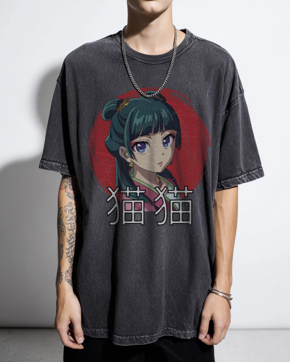 Maomao T-Shirt | Apothecary Diaries Anime Character Acidwash Tee