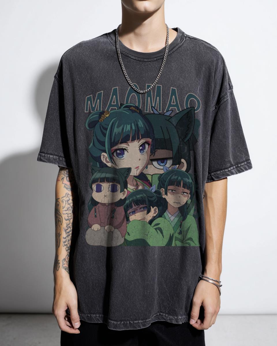 Maomao T-Shirt | Apothecary Diaries Anime Fan Art Acidwash Tee