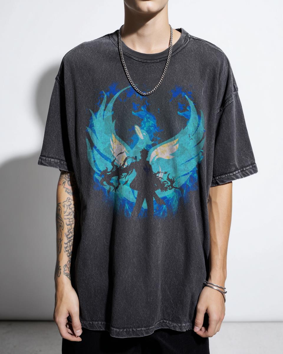 Marco the Phoenix One Piece Anime T-Shirt - Ink Style Manga Fan Unisex