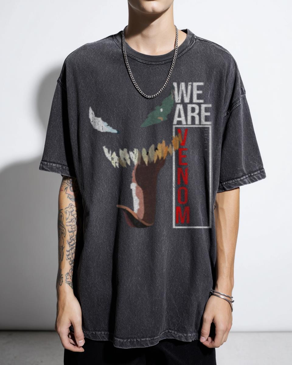 Marvel Venom Symbiote 'We Are Venom' Comic T-Shirt - Antihero Fan Apparel