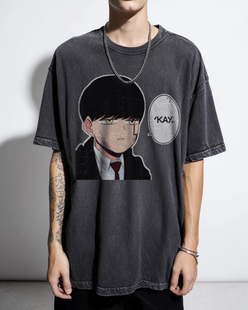 Mashle Okay Meme Face Anime T-Shirt | Funny Manga Tee