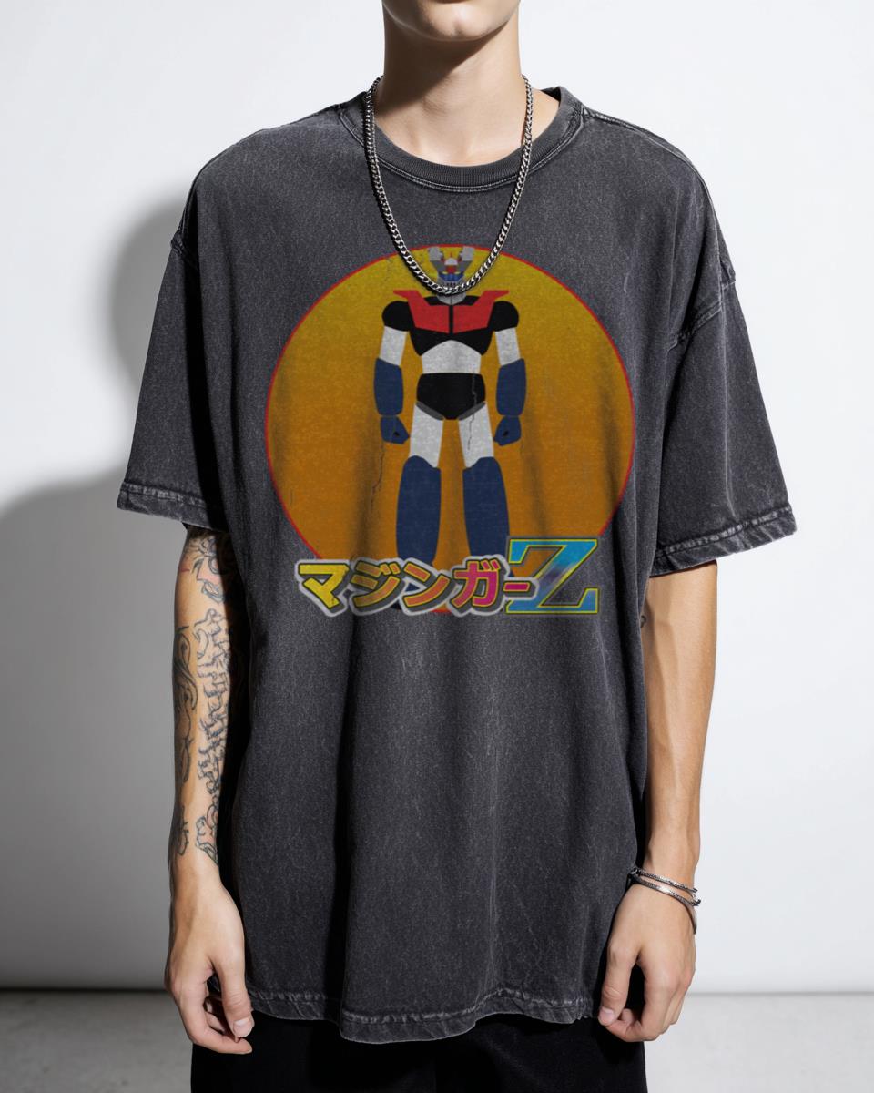 Mazinger Z Super Robot Anime T-Shirt - Classic 70s Japanese Mecha Fan Art Unisex