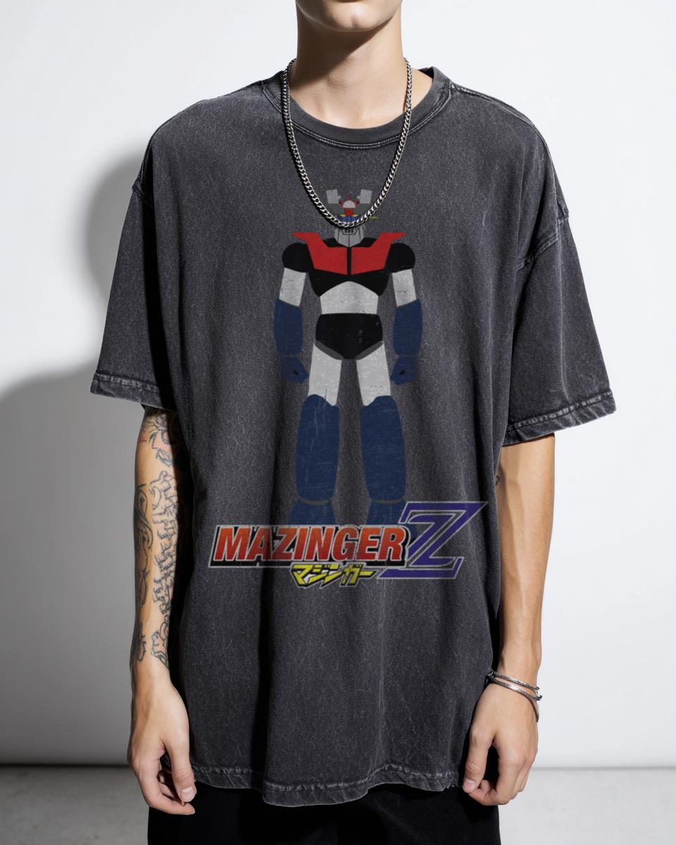 Mazinger Z Tranzor Z 70s Japanese Anime Robot T-Shirt - Retro Mecha Sci-Fi Fan Art Unisex