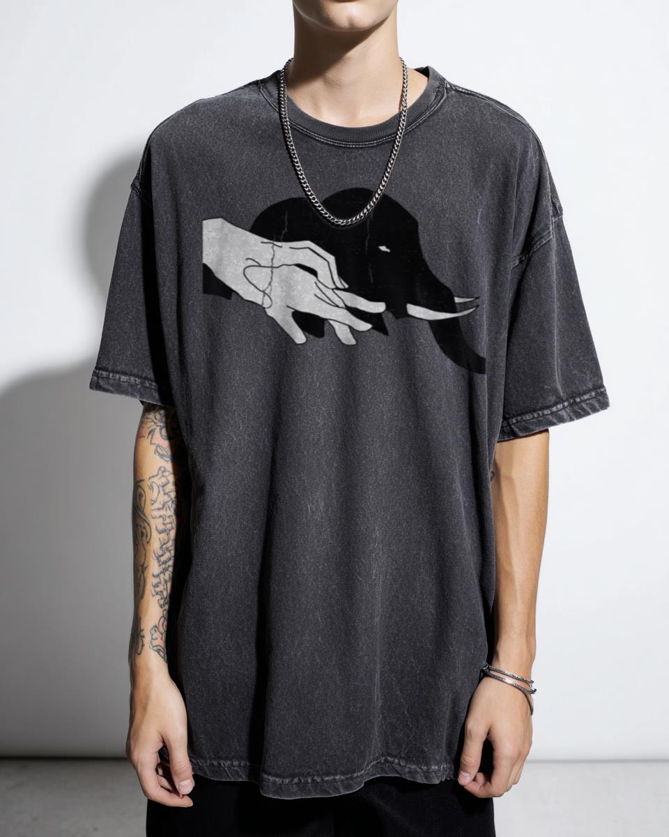 Megumi's Elephant Jujutsu Kaisen T-Shirt - Minimalist Anime Manga Art Unisex