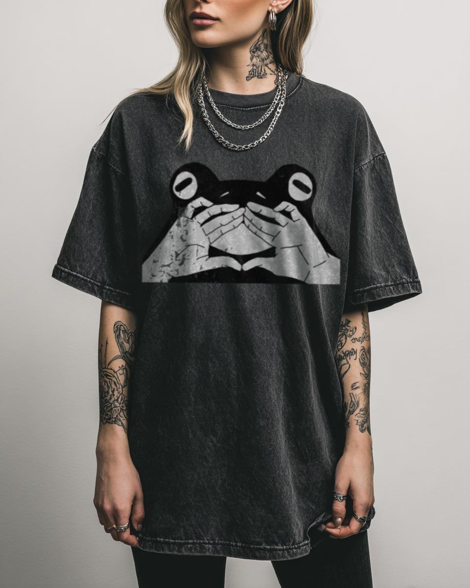 Megumi’s Frog T-Shirt | Jujutsu Kaisen Minimalist Fan Art