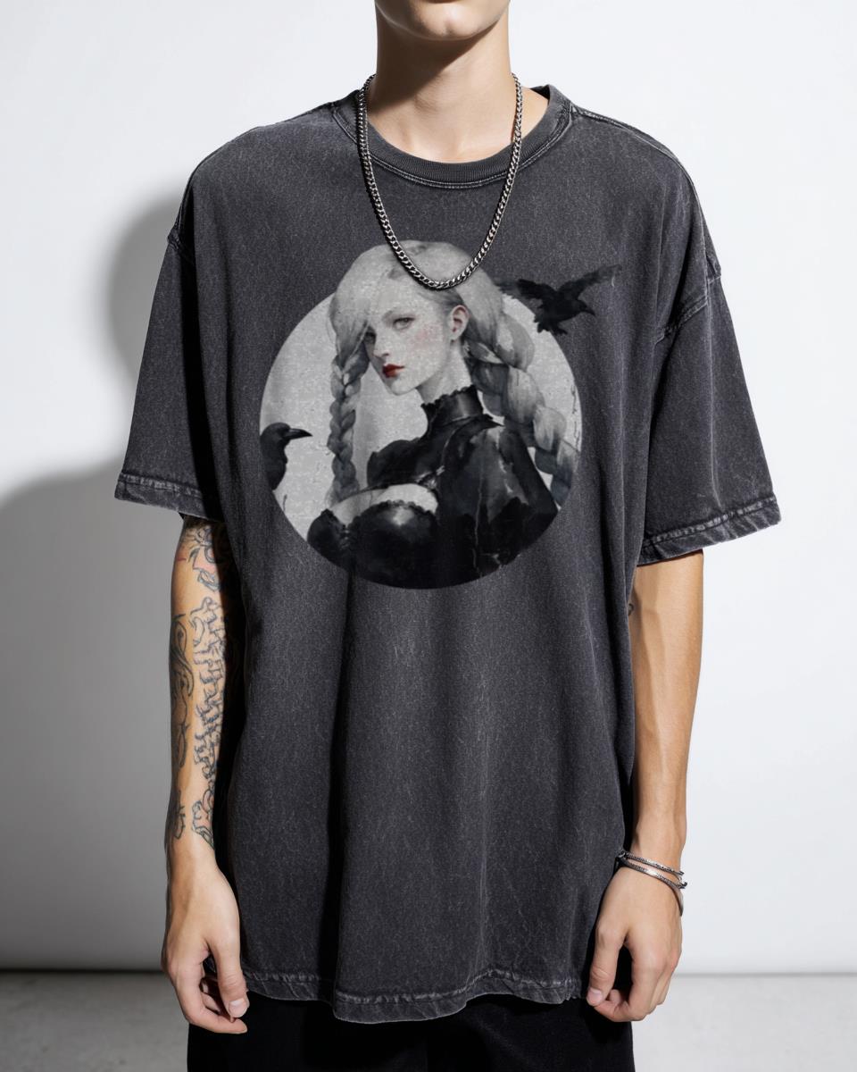 Mei Mei Illustration Jujutsu Kaisen Anime T-Shirt - Emo Girl Fanart