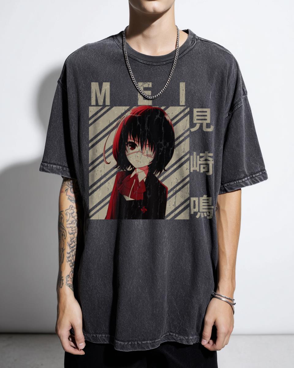 Mei Misaki Vintage Art T-Shirt - Another Anime & Horror Manga Fan