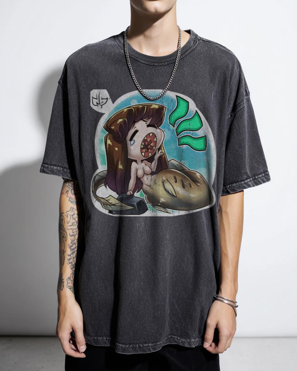 Mermay Lamprey Mermaid Tee - Creepy Cute Fantasy Fish Art