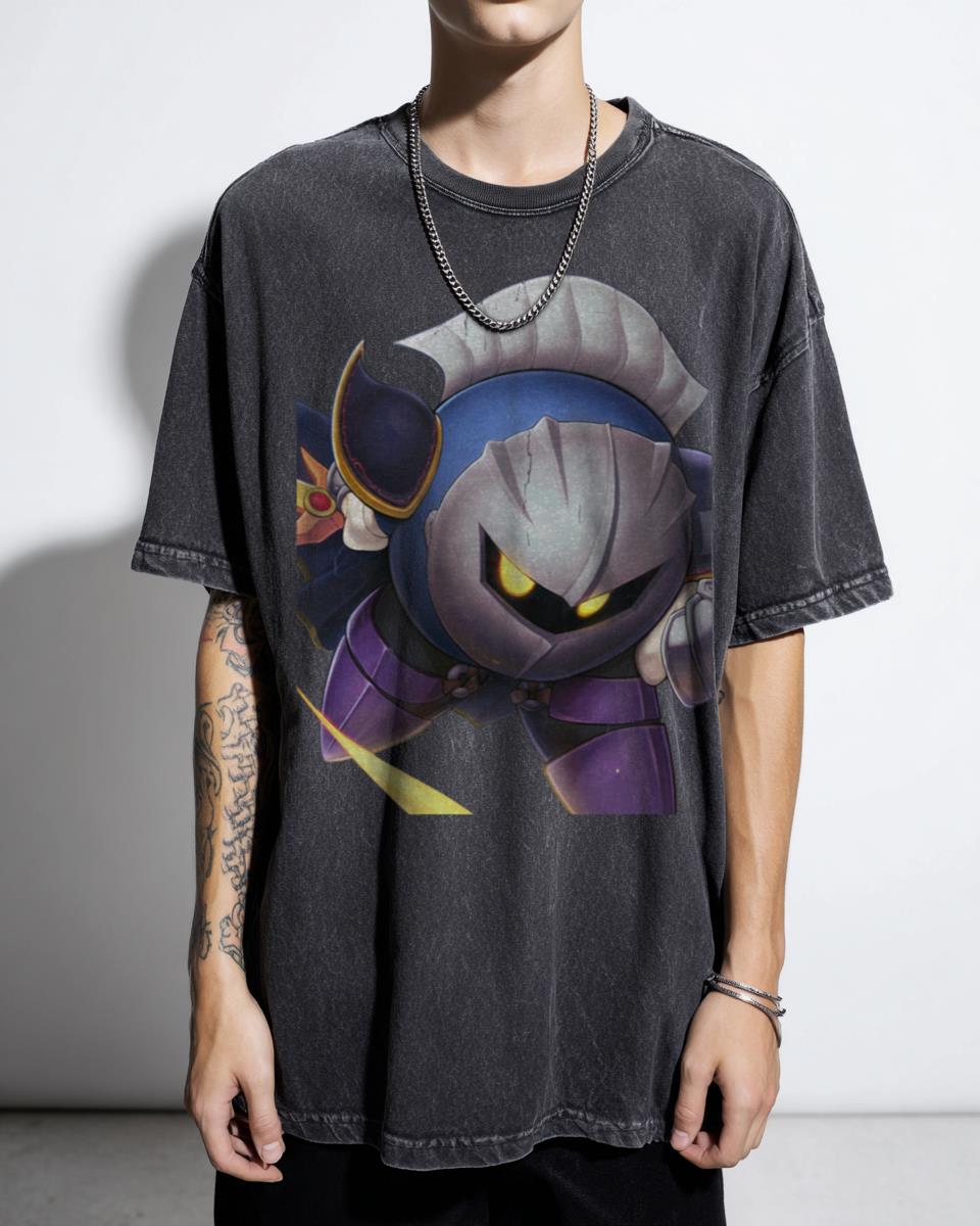 Meta Knight Ultimate Smash Bros Nintendo Gaming T-Shirt - Kirby Character Fan Art