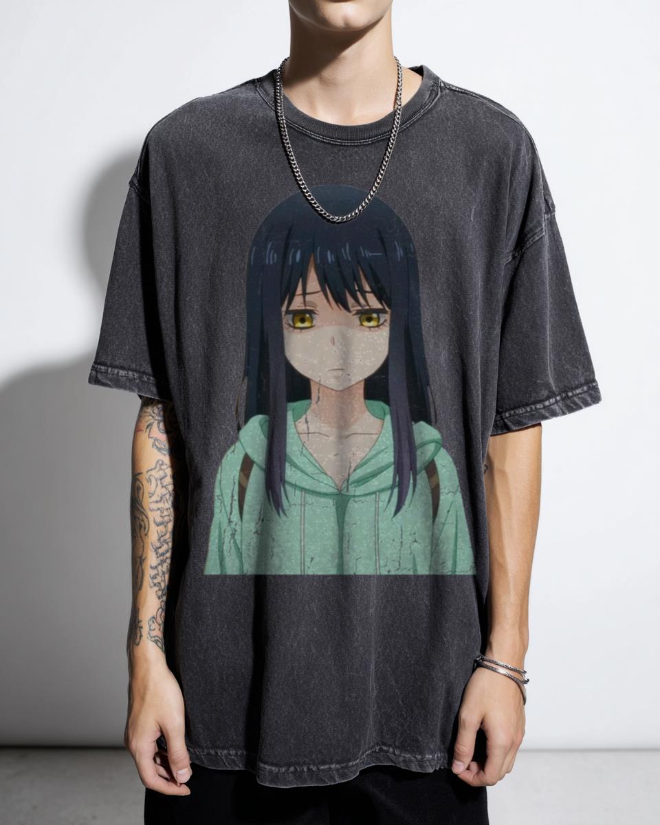 Mieruko Chan Anime Horror Manga T-Shirt - Miko Yotsuya Ghost Sightings Unisex
