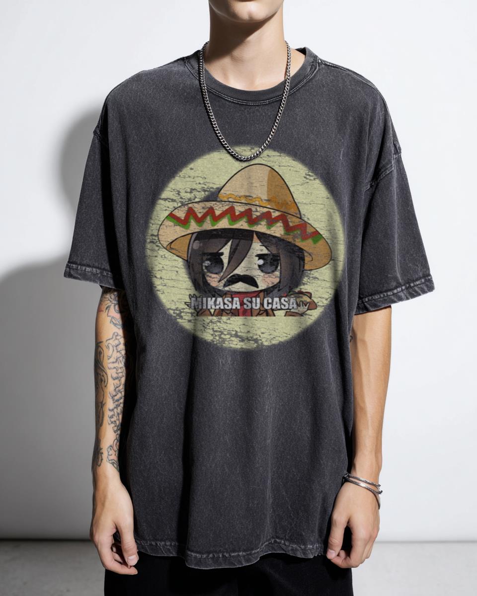Mikasa Su Casa AOT T-Shirt | Funny Attack on Titan Meme