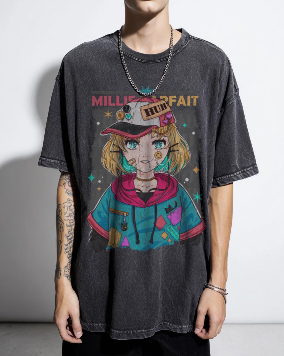 Millie Parfait Street Style T-Shirt | Nijisanji EN VTuber Tee