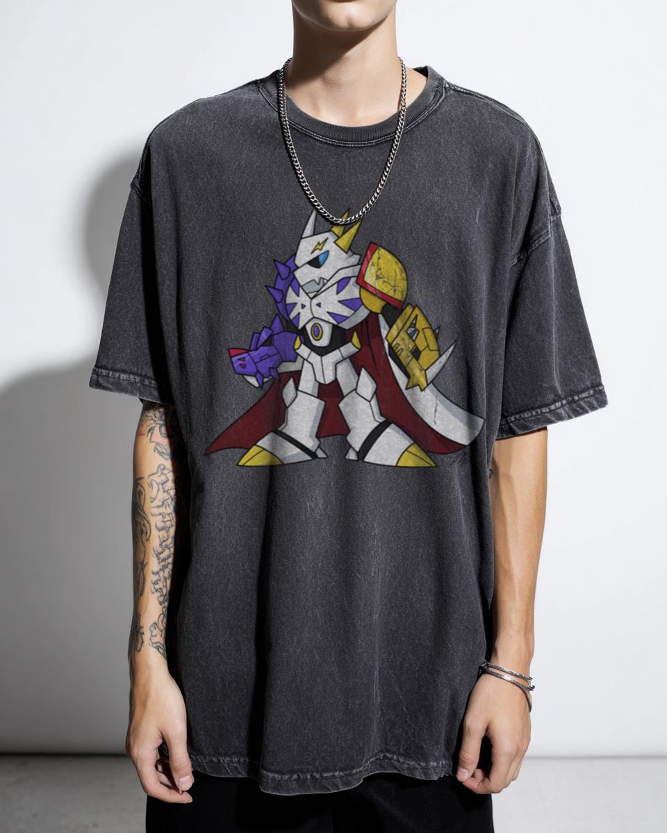 Mini Omnimon T-Shirt | Digimon Adventure 90s Anime Fan Tee