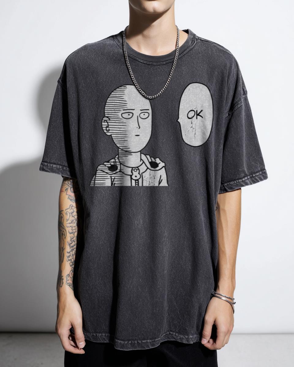 Minimalist 'Introvert Okay' Anime T-Shirt - Quiet Otaku Fan Apparel