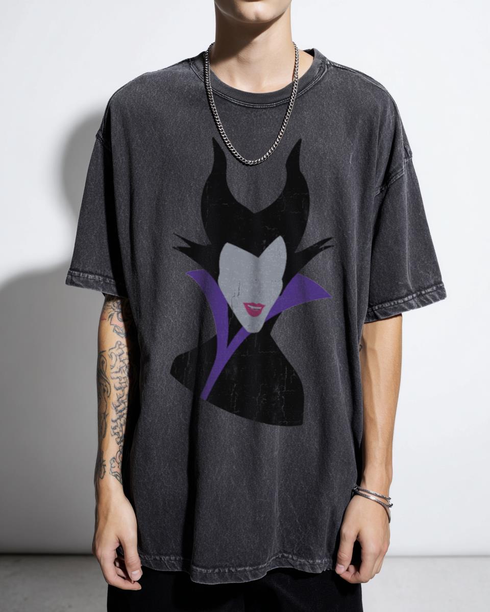 Minimalist Maleficent Dragon Disney Villain T-Shirt - Aesthetic Fantasy Art