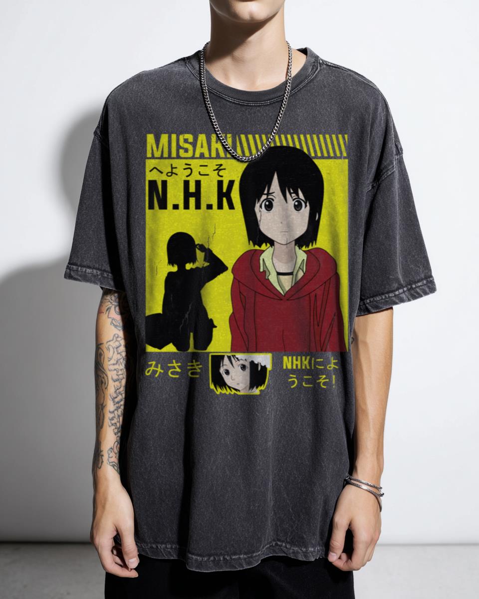 Misaki Nakahara Welcome to the NHK T-Shirt - Anime Manga Waifu Fan Tee