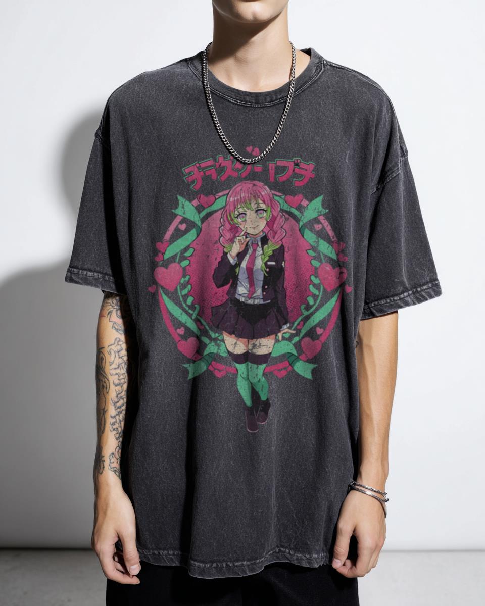 Mitsuri Kanroji Anime T-Shirt | Demon Slayer Inspired Graphic Tee