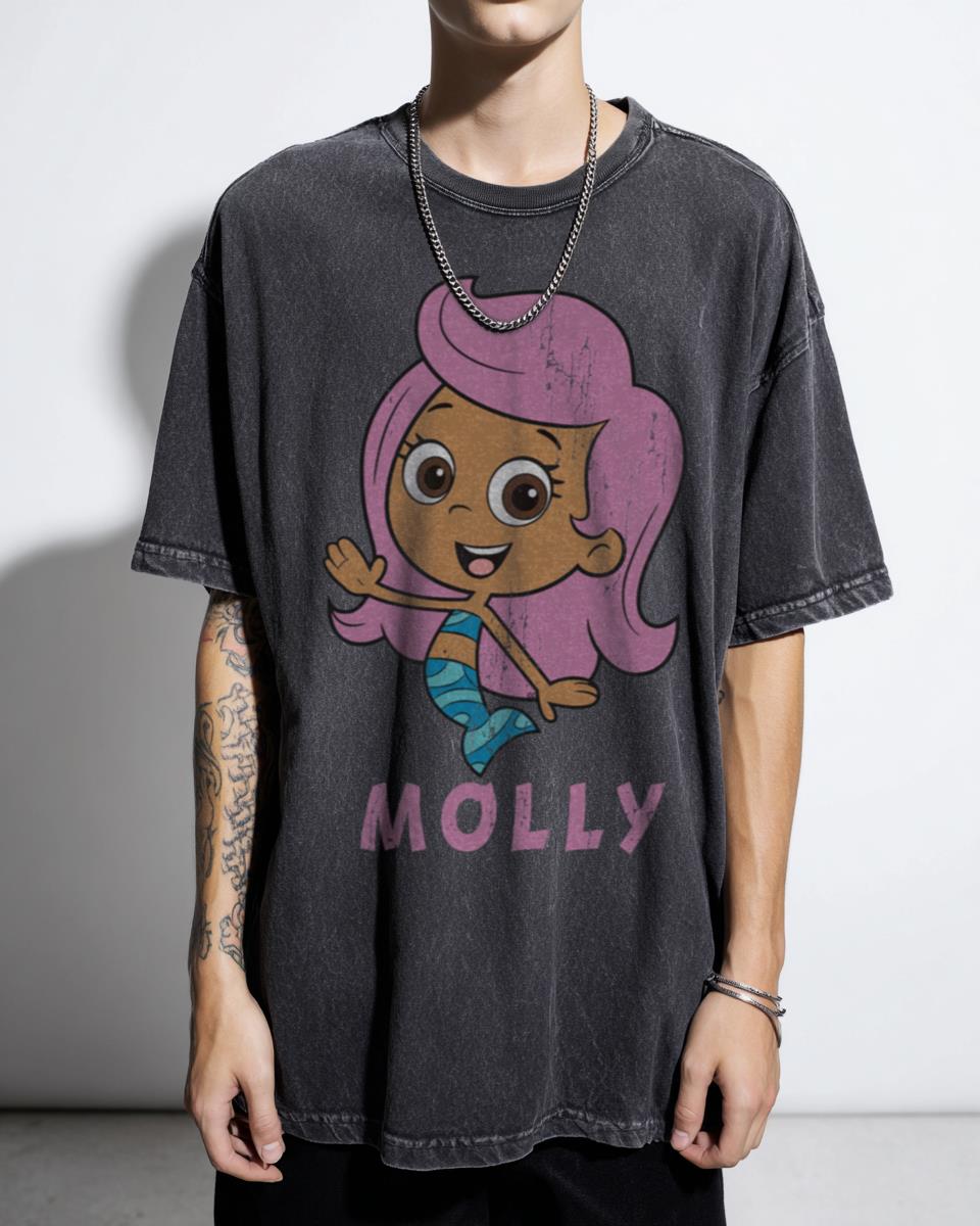 Molly Bubble Guppies Nick Jr. Kids T-Shirt - Underwater Cartoon Fan Apparel
