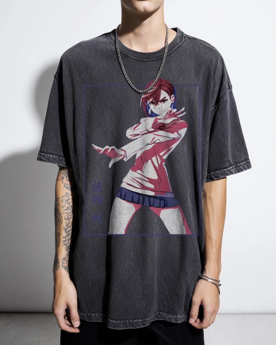 Momo Ayase Dandadan Anime Girl Aesthetic T-Shirt - Cute Manga Otaku Apparel Unisex