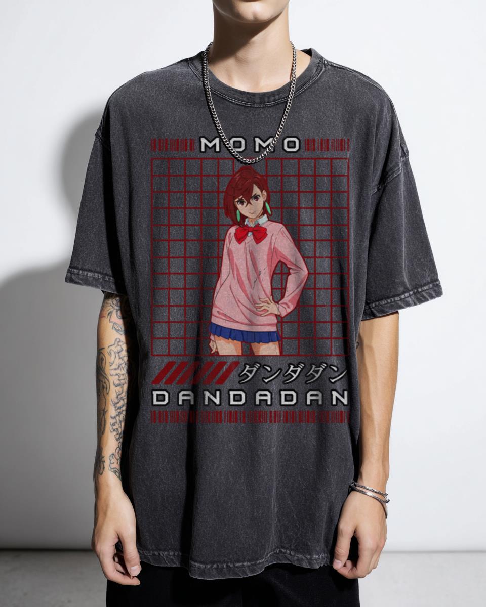 Momo Ayase Dandadan Anime Rec T-Shirt - Japanese Manga Otaku Fan