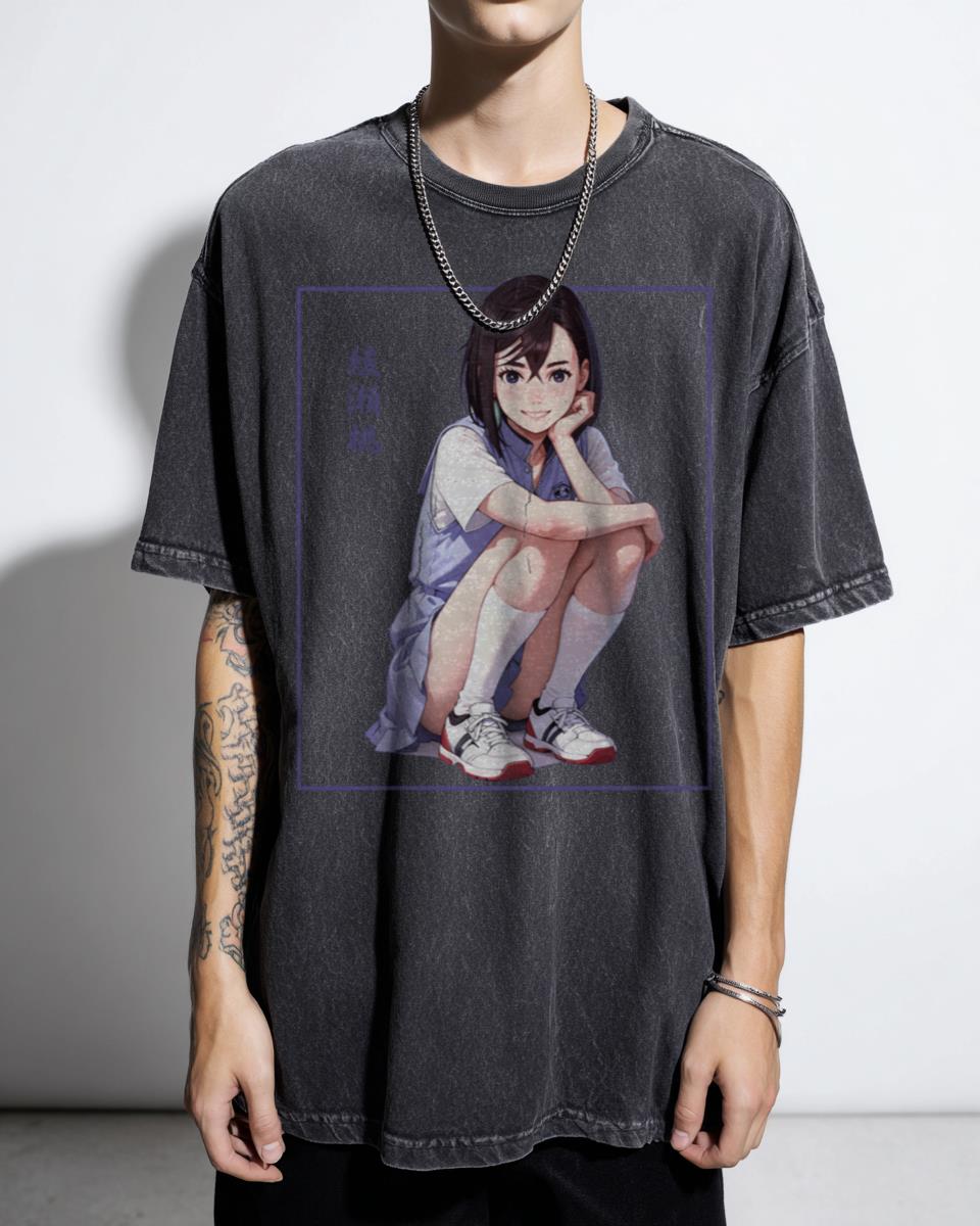 Momo Ayase Okarun Ken Takakura Dandadan Anime Aesthetic T-Shirt - UFO Manga Fan Unisex