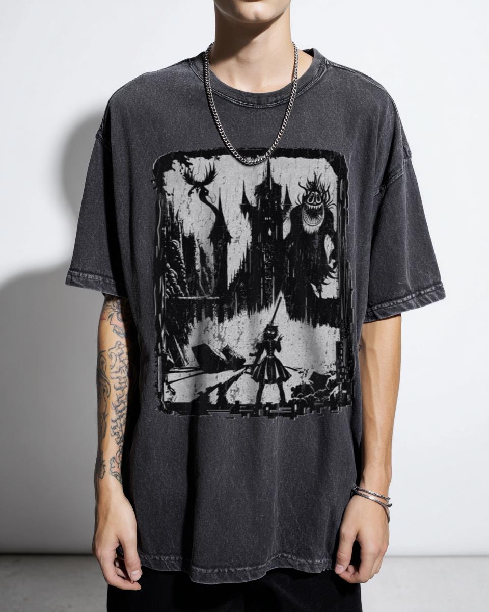 Monsters Control 4: Girls & Guns Anime T-Shirt