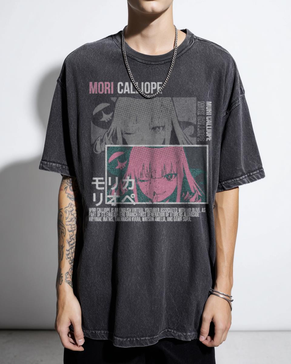 Mori Calliope Hololive EN T-Shirt - Holomyth VTuber Anime Fan Unisex