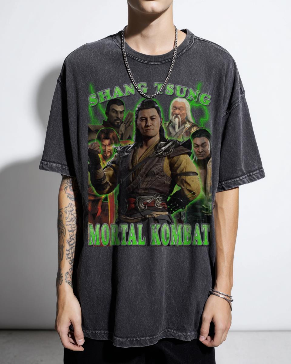 Mortal Kombat 1 Shang Tsung Fighting Game T-Shirt - Classic Arcade Villain Fan