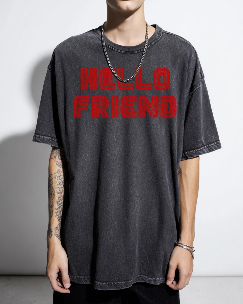 Mr. Robot Hello Friend TV Series T-Shirt - Cyberpunk Hacker Drama
