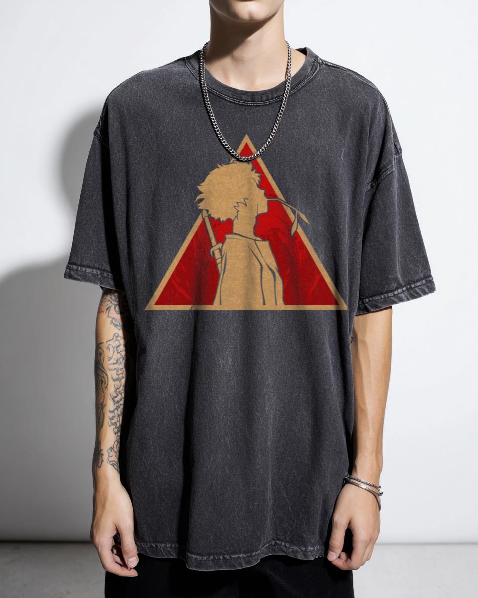 Mugen Samurai Champloo Anime Manga T-Shirt - Japanese Warrior Fuu Jin Fan Tee Unisex