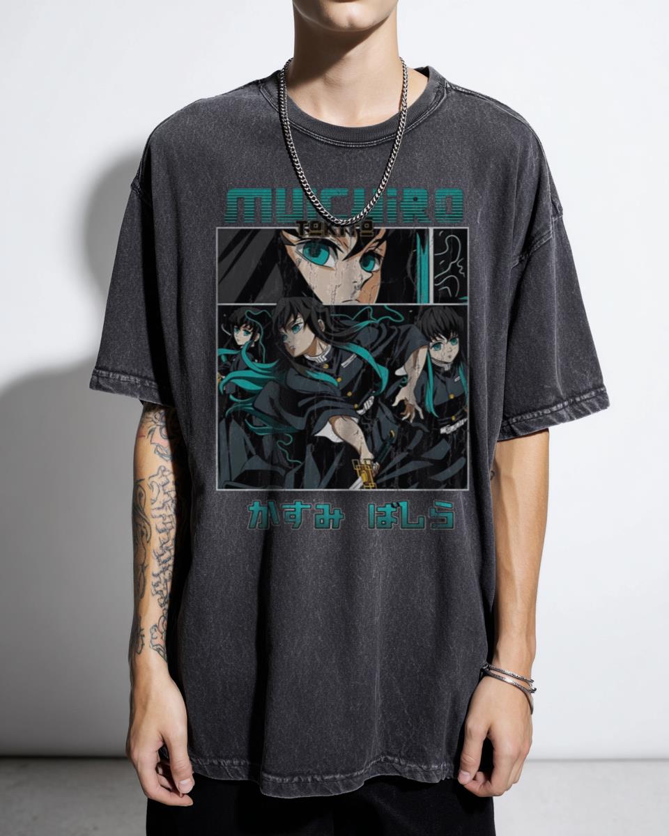Muichiro Tokito The Mist Hashira Demon Slayer T-Shirt - Kimetsu No Yaiba Anime Tee