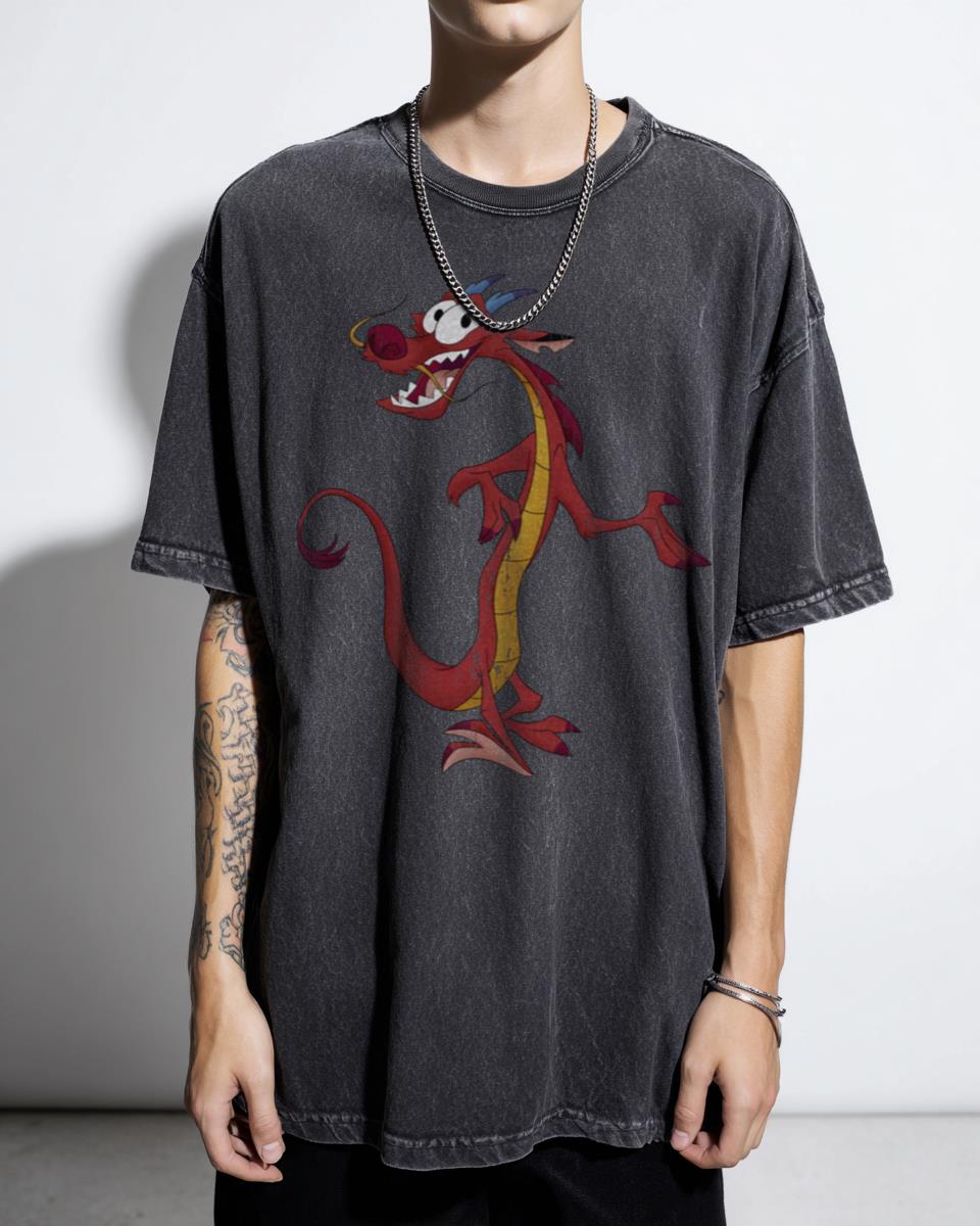 Mushu the Legendary Chinese Dragon T-Shirt - Disney Mulan Animated Fantasy Fan Tee