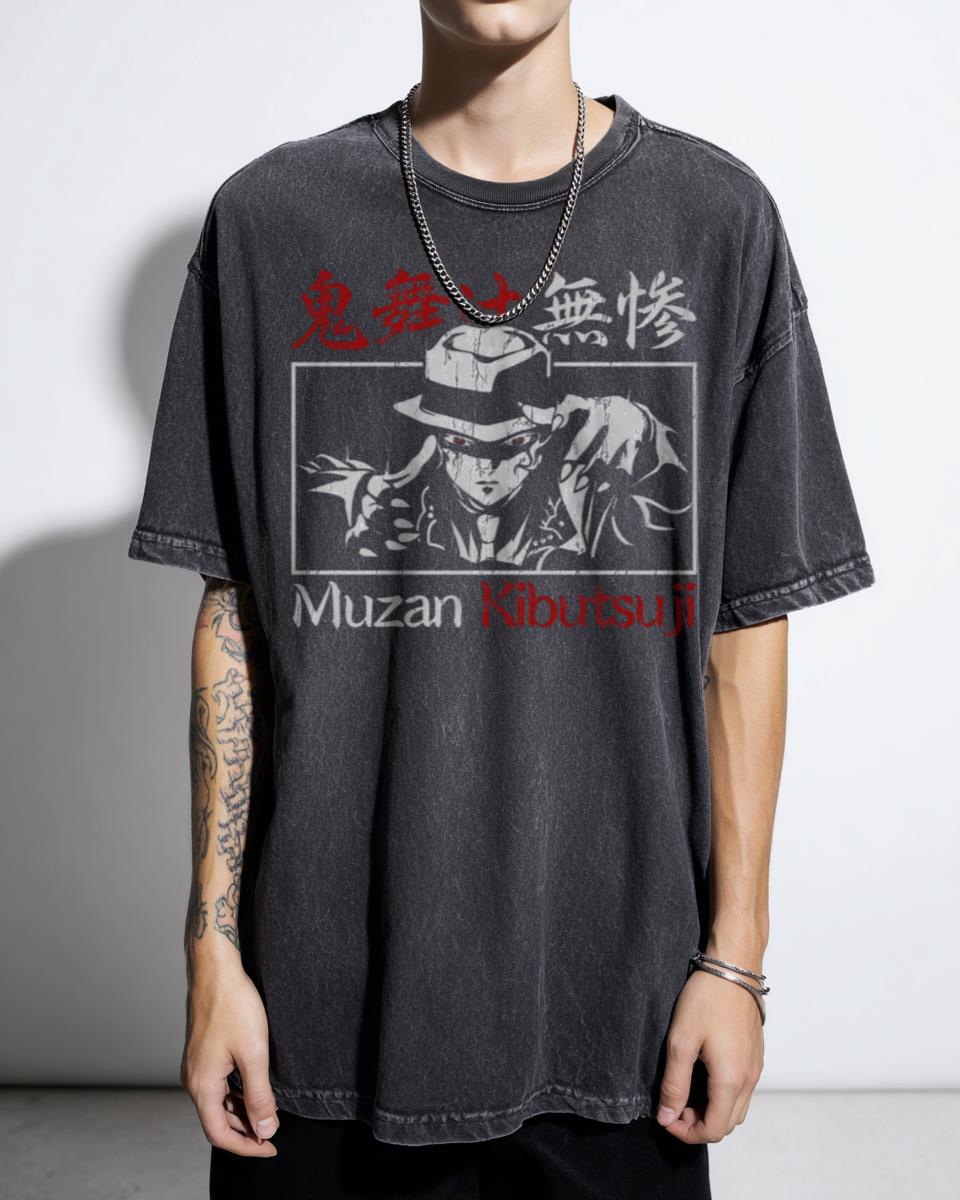Muzan Kibutsuji Demon Slayer Anime T-Shirt - Kimetsu No Yaiba Fan Apparel