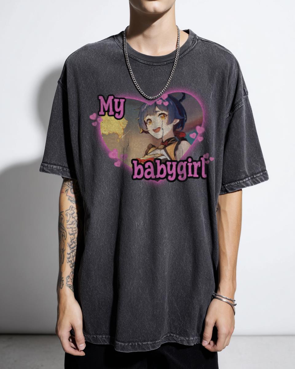 My Babygirl Xiangling Genshin Impact Anime T-Shirt - Cute Gacha Game Fan Unisex