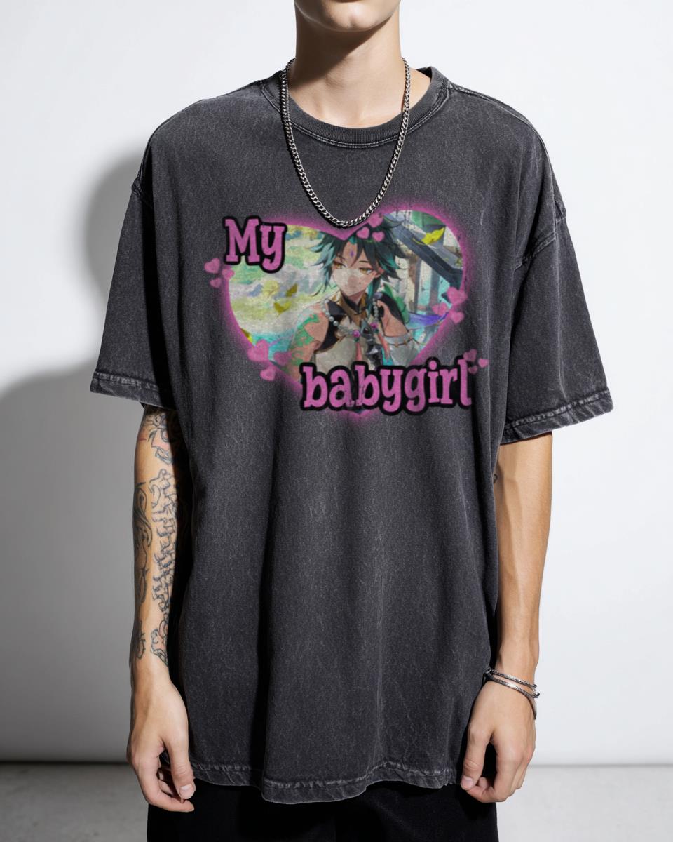 My Babygirl Xiao Genshin Impact Anime T-Shirt - Cute Gacha Game Fan Unisex