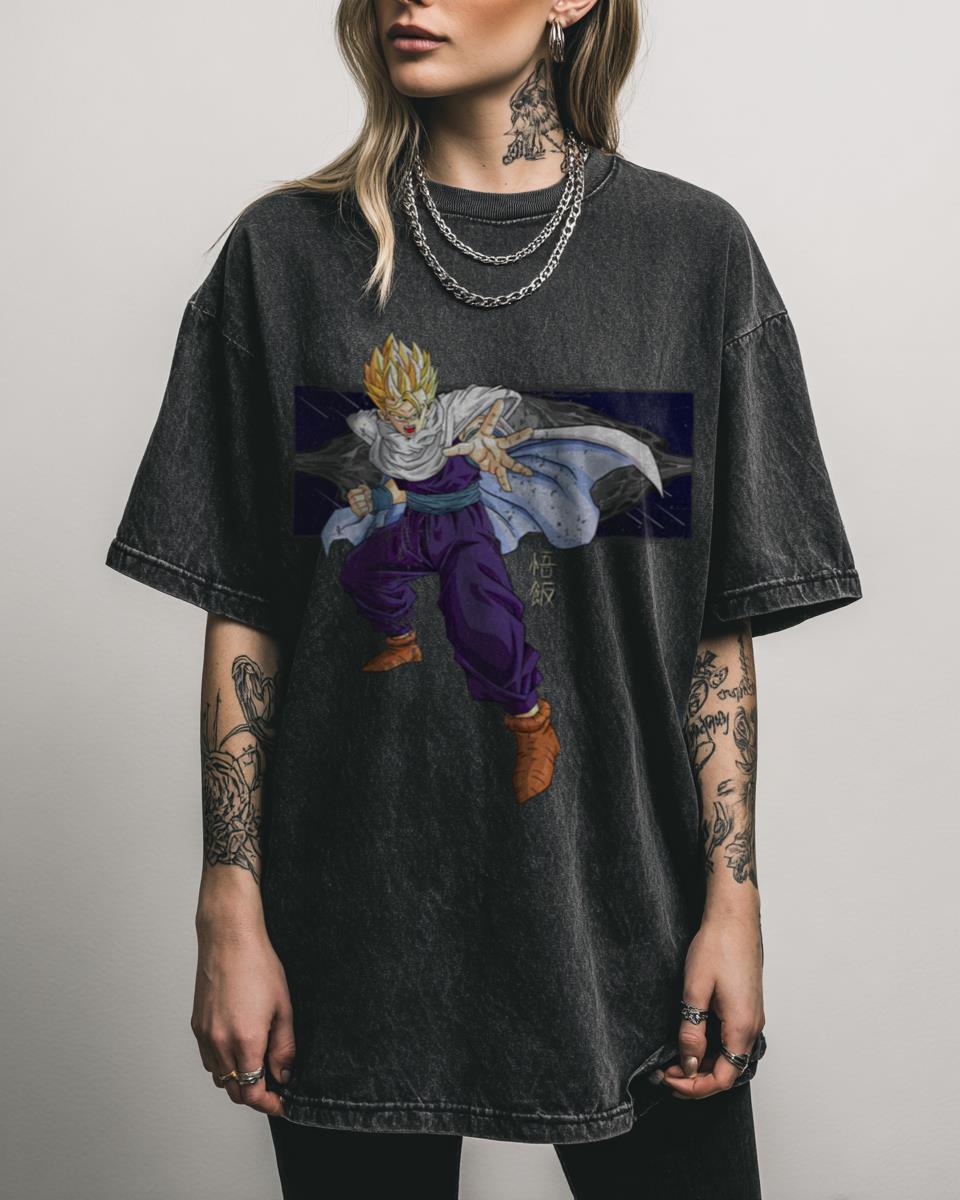 Mystic Gohan Skyfall Dragon Ball Super Hero Anime Tee