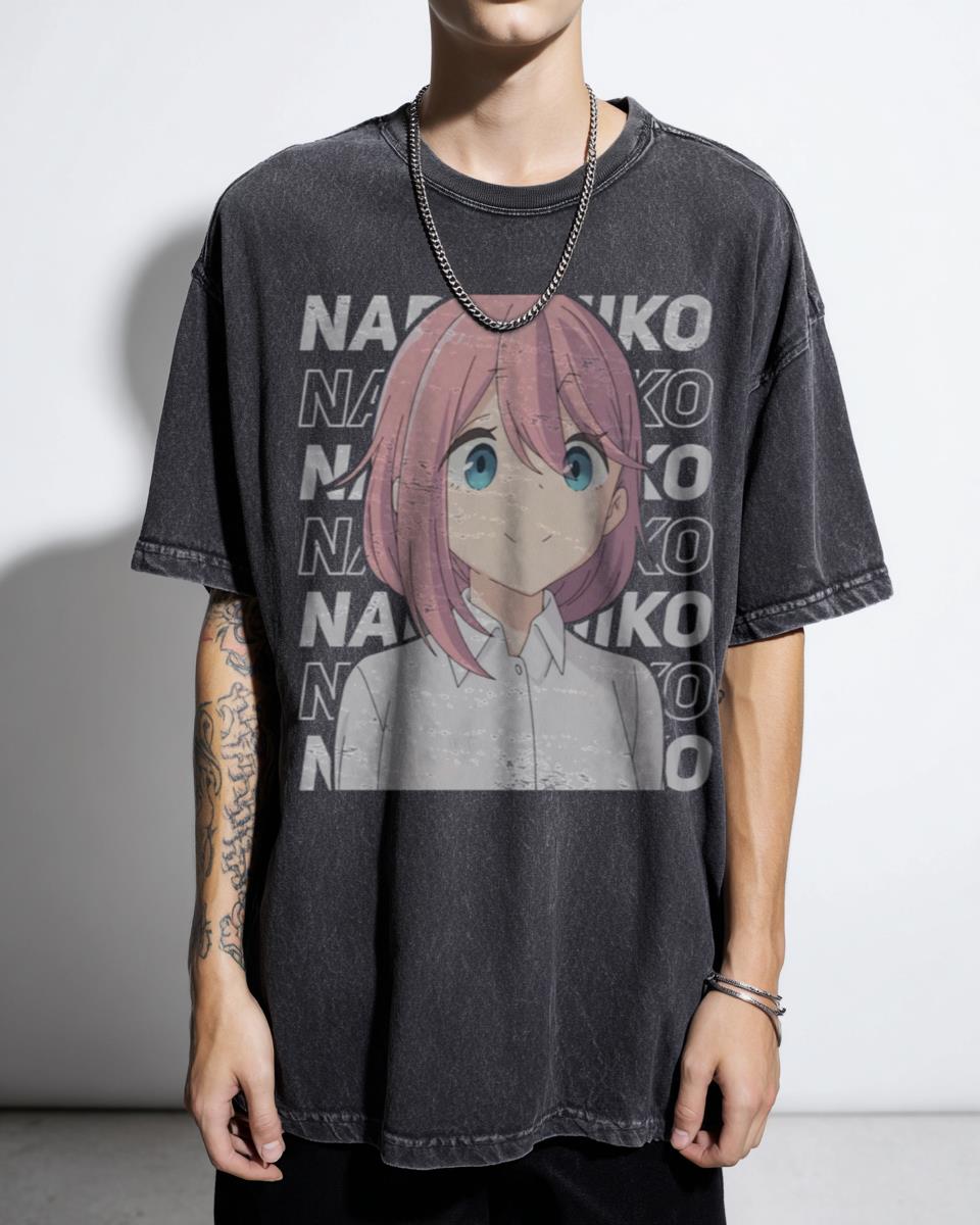 Nadeshiko Yuru Camp Anime Graphic Tee | Laid-Back Camping