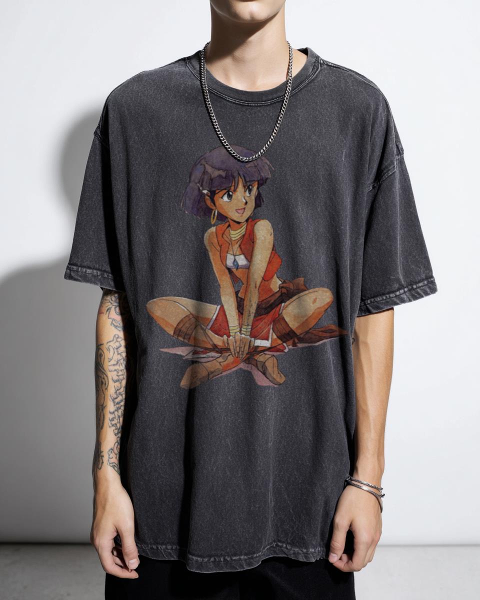 Nadia Secret of Blue Water 90s Anime Graphic Tee