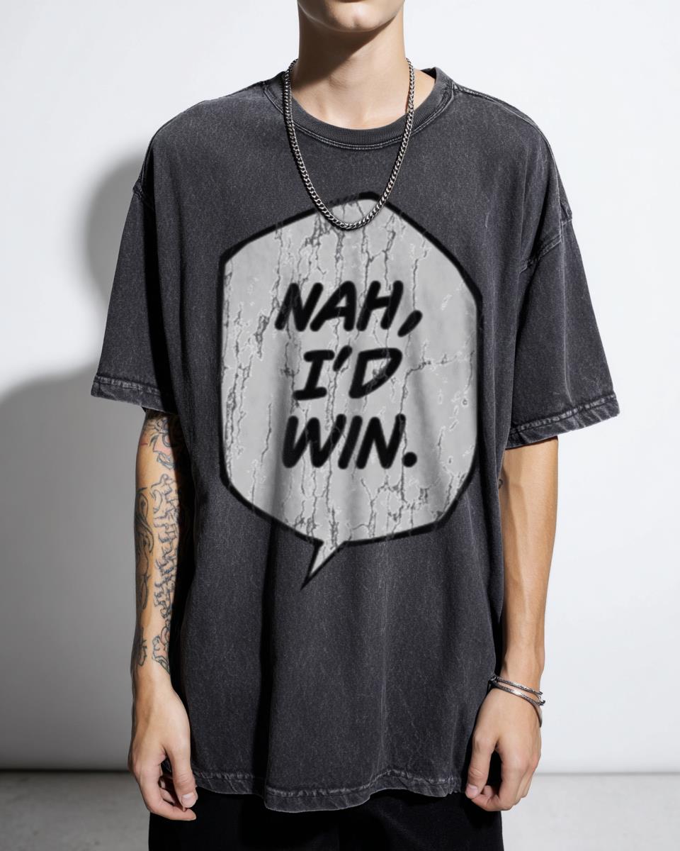 Nah I'd Win Gojo Jujutsu Kaisen Funny Meme T-Shirt - Anime Fan Apparel
