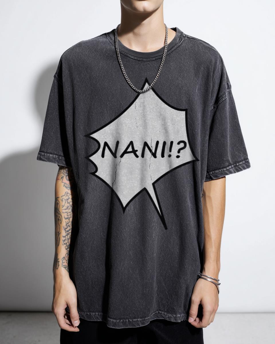 Nani Anime Expression T-Shirt - Funny Manga Otaku What Meme
